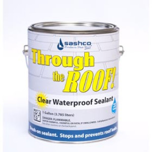 SASHCO THROUGH THE ROOF 14004 CLEAR CO-POLYMER RUBBER-BASED SEALANT