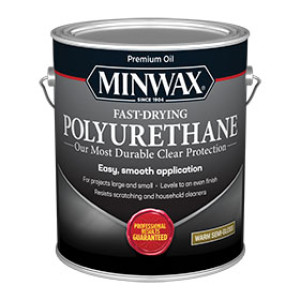 MINWAX 319010000 FAST-DRYING POLYURETHANE 350 VOC CLEAR SEMI-GLOSS
