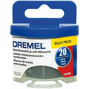 DREMEL 426B 1-1/4" FIBERGLASS REINFORCED CUT-OFF WHEEL (20 PIECES)