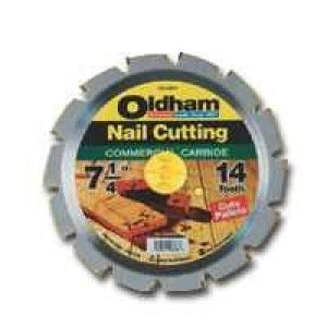 OLDHAM 7256814 7-1/4" NAIL CUTTING CARBIDE CIRCULAR SAW BLADE