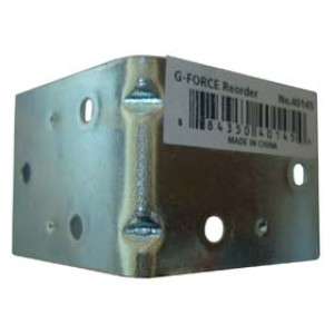 G-FORCE 40145 2" DOUBLE WIDE CORNER BRACES ZINC PLATED BULK NO SCREWS
