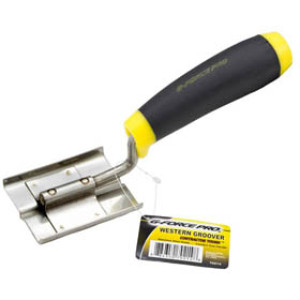 G-FORCE 70214 WESTERN GROOVER STAINLESS STEEL BLADE ERGO GRIP HANDLE