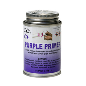 BLACK SWAN 08100 4 OZ CAN PURPLE PRIMER NSF CODED