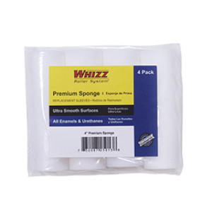WHIZZ 25013 4" PREMIUM SPONGE ROLLER REFILL (4-PACK)