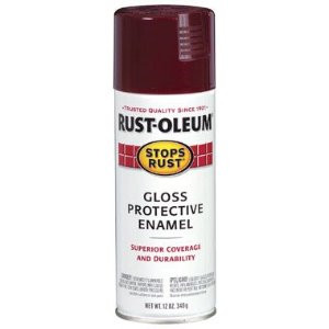 RUST-OLEUM STOPS RUST 7768830 12 OZ GLOSS PROTECTIVE ENAMEL BURGUNDY SPRAY