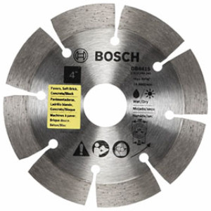 BOSCH DB441S 4" STANDARD SEGMENTED RIM DIAMOND BLADE FOR UNIVERSAL ROUGH CUTS