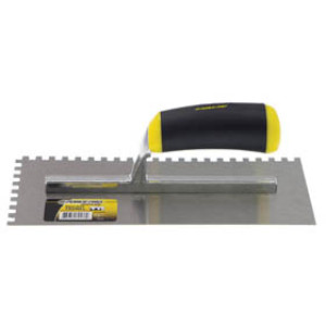 G-FORCE 70176 1/4" SQUARE NOTCHED TROWEL 11" X 4-1/2" ERGO GRIP HANDLE