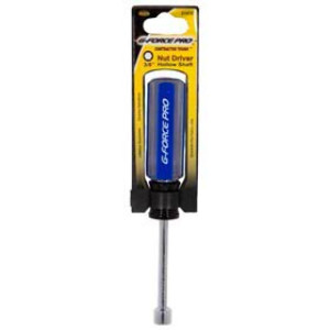 G-FORCE 21475 3/8" NUT DRIVER CHROME VANADIUM HOLLOW SHAFT