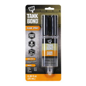 DAP 00168 25 ML TANK BOND CLEAR EPOXY 2-PART 5-MINUTE SET 3000 PSI