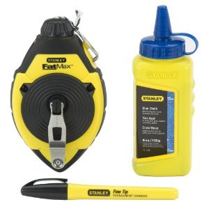 STANLEY 47-681L FATMAX EXTREME 100' BLUE CHALK & REEL KIT
