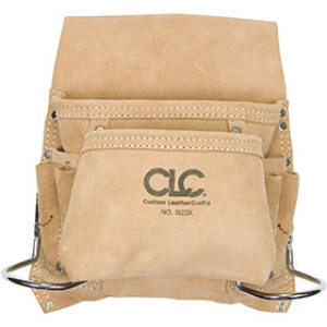 CLC I823X 8 POCKET HEAVY DUTY CARPENTER'S NAIL / TOOL BAG 26823