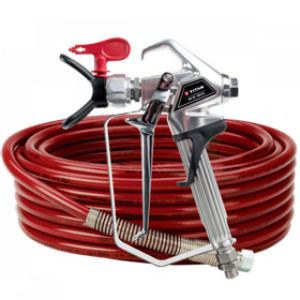 TITAN TOOLS 538010 RX-80 GHT KIT 4-FINGER AIRLESS SPRAY GUN - W/TR1 TIP W/HOSE