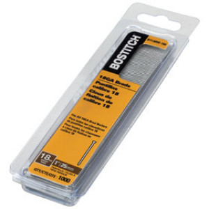 BOSTITCH BT1309B BRAD NAILS 1" 25MM 18 GAUGE IRON COATED 3000/BOX