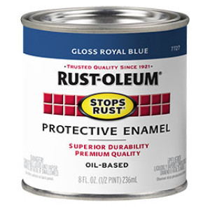 RUST-OLEUM STOPS RUST 7727730 GLOSS PROTECTIVE ENAMEL ROYAL BLUE