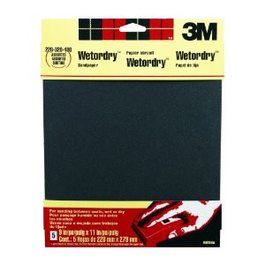 3M 9088DC-NA WET OR DRY 9" X 11" ASSORTED GRITS 220-400 5 PACK