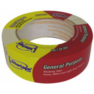 INTERTAPE 5102 1-1/2" X 60 YARDS RED LABEL MASKING TAPE