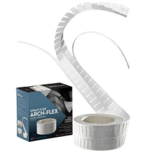 STRAIT-FLEX AF-50S ARCH-FLEX 3-3/8" X 50' DRYWALL CORNER TAPE