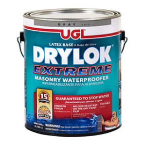 UGL DRYLOK 21913 GRAY EXTREME LATEX MASONRY WATERPROOFER INTERIOR AND EXTERIOR