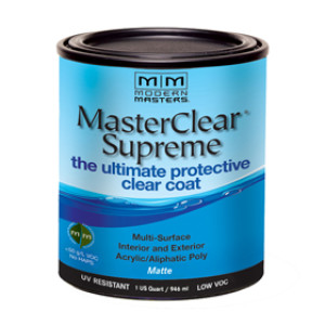 MODERN MASTERS MCS901-32 MATTE MASTERCLEAR SUPREME ACRYLIC POLYURETHANE