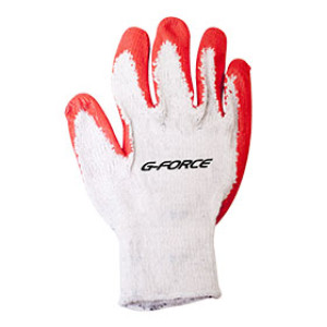 G-FORCE BG-100 RED COATED KNIT WORK GLOVES