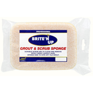 BRITE'N UP BNU-523 PROFESSIONAL GROUT & SCRUB SPONGE CLEANS EPONXY GROUT& HAZE