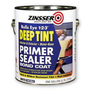 ZINSSER BULLS EYE 2031 1-2-3 DEEP TINT PRIMER WATER-BASE LOW ODOR