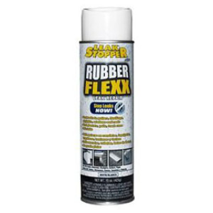 GARDNER-GIBSON 0326-GA LEAK STOPPER WHITE RUBBER FLEXX SEALANT 18OZ AEROSOL