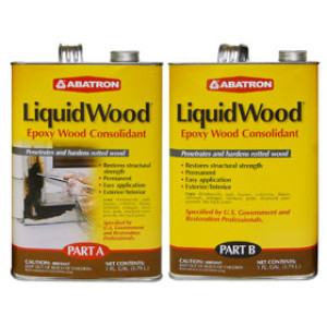 ABATRON LW2GKR LIQUID WOOD EPOXY WOOD CONSOLIDANT 2-PART KIT GALLONS