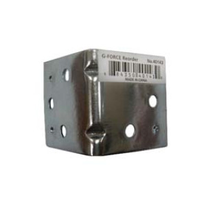G-FORCE 40143 1-1/2" DOUBLE WIDE CORNER BRACES ZINC PLATED BULK NO SCREWS