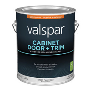 VALSPAR 82001.007 CABINET, DOOR&TRIM S/G PASTEL BASE WATER-BASED ALKYD ENAMEL