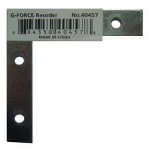 G-FORCE 40457 2-1/2" CORNER IRON ZINC PLATED BULK NO SCREWS