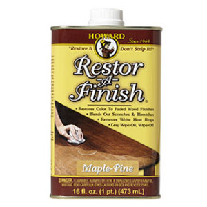 HOWARD RF2016 RESTOR-A-FINISH PENETRATING RESTORATION OIL MAPLE PINE FINISH
