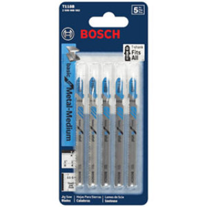 BOSCH T118B 3" 14TPI HIGH SPEED STEEL SHANK JIGSAW BLADE 5 PACK