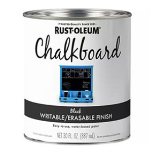 RUST-OLEUM SPECIALTY 301450 BLACK CHALKBOARD PAINT