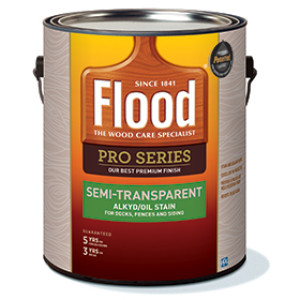 FLOOD FLD802-01 376538 PRO SERIES SEMI-TRANSPARENT ALKYD NEUTRAL BASE 550 VOC
