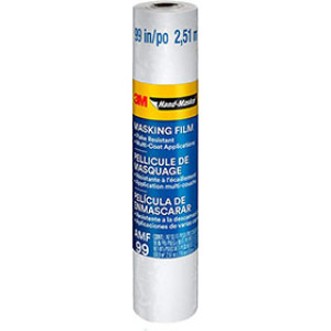 3M 90040 AMF-99 99" X 90' HAND-MASKER ADVANCED MASKING FILM .35 MIL