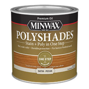 MINWAX 213204444 320 POLYSHADES SATIN PECAN STAIN