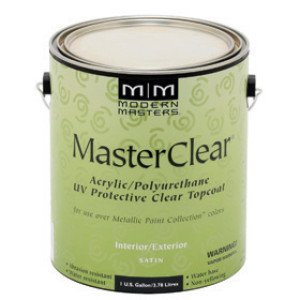 MODERN MASTERS ME664-GAL SATIN MASTERCLEAR ACRYLIC POLYURETHANE