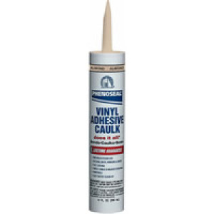 PHENOSEAL 10207 10 OZ VINYL ADHESIVE CAULK ALMOND
