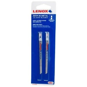 LENOX 20333 BT320JC 2-3/4" 20TPI UNIVERSAL BI-METAL JIG SAW BLADE 2 PACK