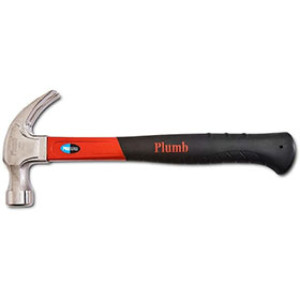 PLUMB 11400N 20OZ PREMIUM CURVED CLAW FIBERGLASS HAMMER