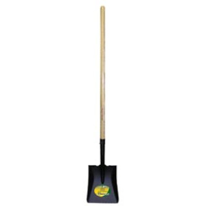 G-FORCE 52796 ECO-TOUGH DIY SQUARE POINT SHOVEL LONG WOOD HANDLE