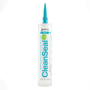 SASHCO CLEAN SEAL 11073 10.5 OZ WHITE ACTIVE ENZYME CAULK KITCHEN & BATH