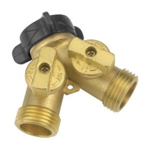 GILMOUR 13 BRASS "Y" SHUT-OFF VALVE
