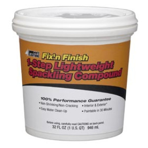 WHITE LIGHTNING WL60520 ONE-STEP SPACKLING COMPOUND