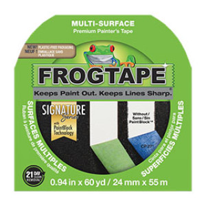 FROG TAPE 210732 24MM X 55M MULTI SURFACE GREEN PAINTERS TAPE 1" WIDE