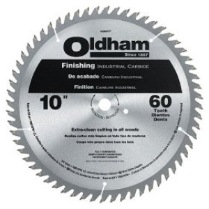 OLDHAM 10060TP 10" 60T ALL PURPOSE CARBIDE CIRCULAR SAW BLADE