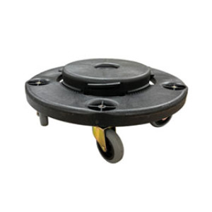 G-FORCE 20/32/44/55 GAL BLACK WASTE BIN DOLLY