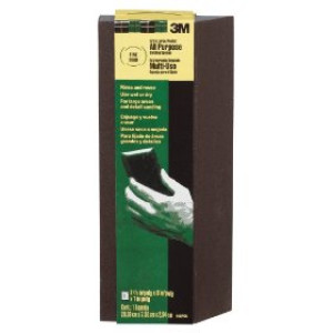 3M 910PSA EXTRA LARGE FINE SINGLE ANGLE SANDING SPONGE 2-7/8" X 8" X 1"