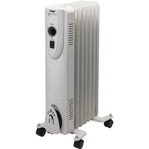MR BRANDS 32550 EZ-HEAT DELUXE OIL FILLED RADIATOR HEATER WHITE